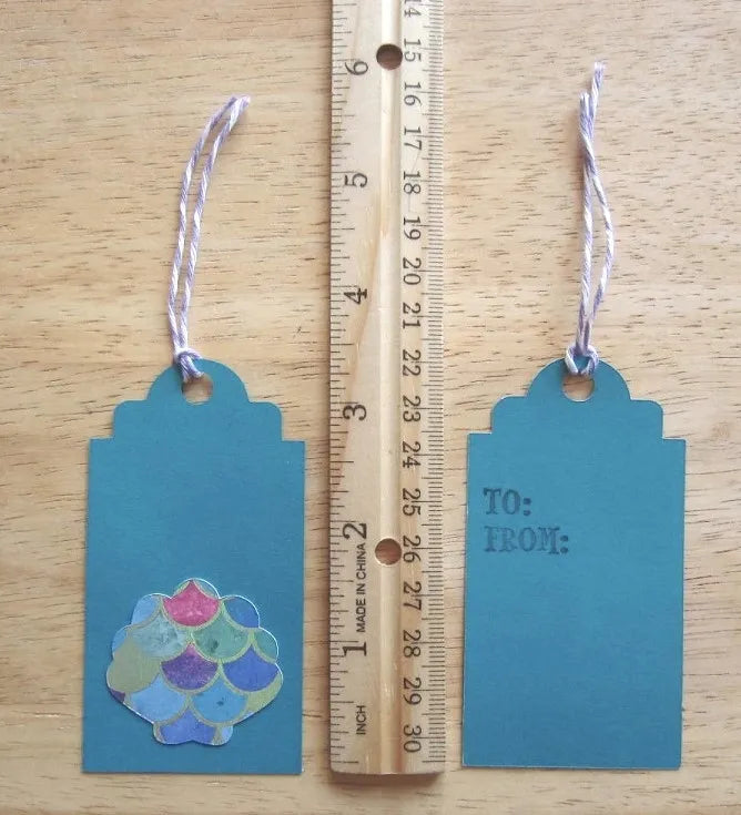 Mermaid Birthday Party Gift Tags (Set of 12)
