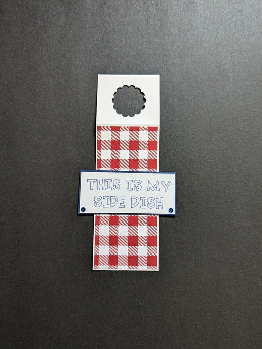 This is My Side Dish Bottle Gift Tag