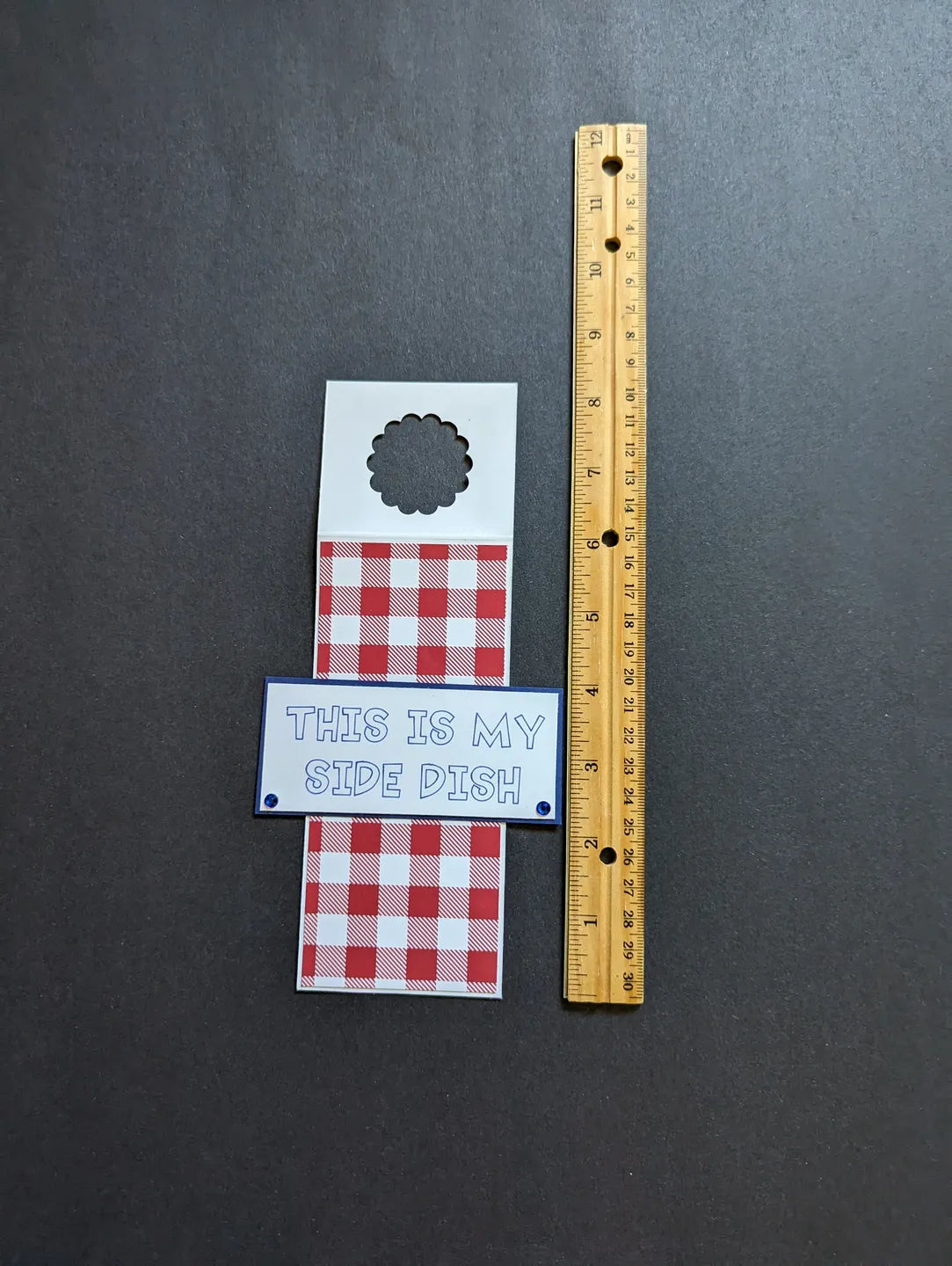This is My Side Dish Bottle Gift Tag