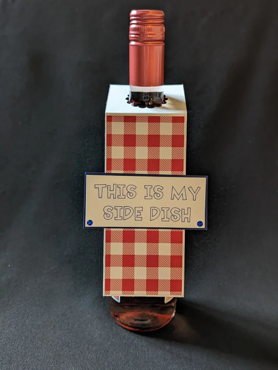 This is My Side Dish Bottle Gift Tag