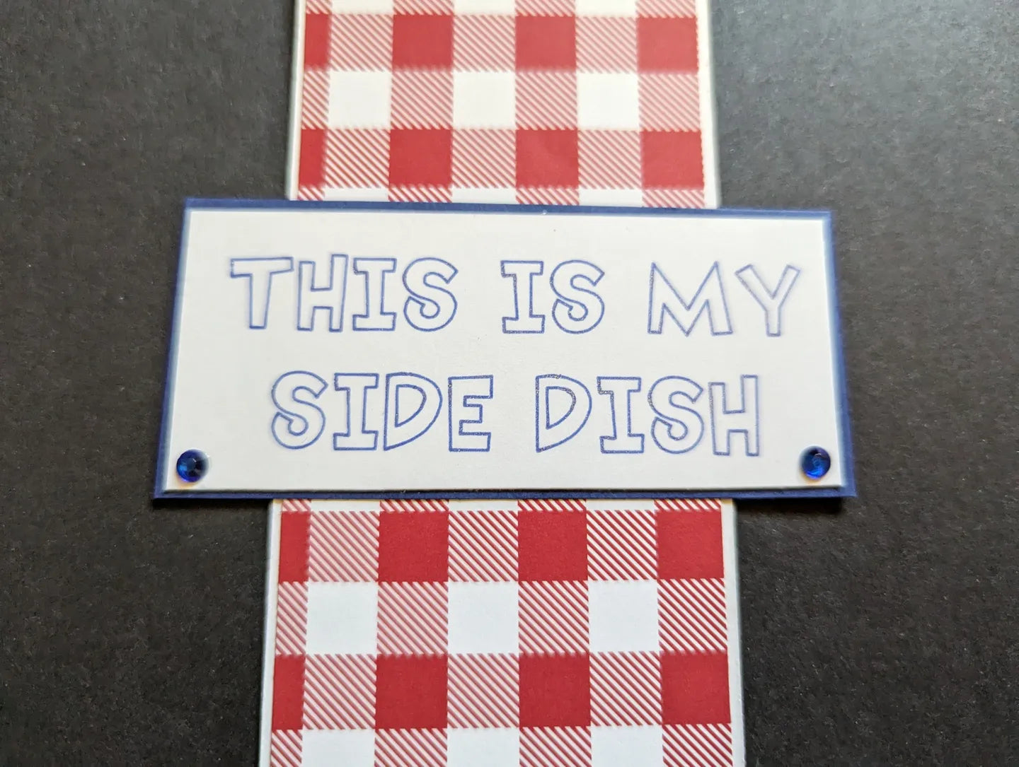 This is My Side Dish Bottle Gift Tag
