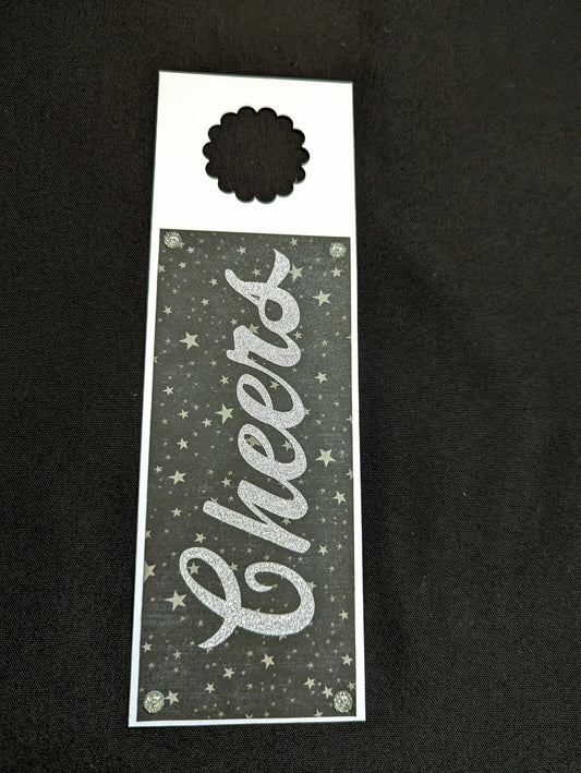 Cheers Bottle Gift Tag