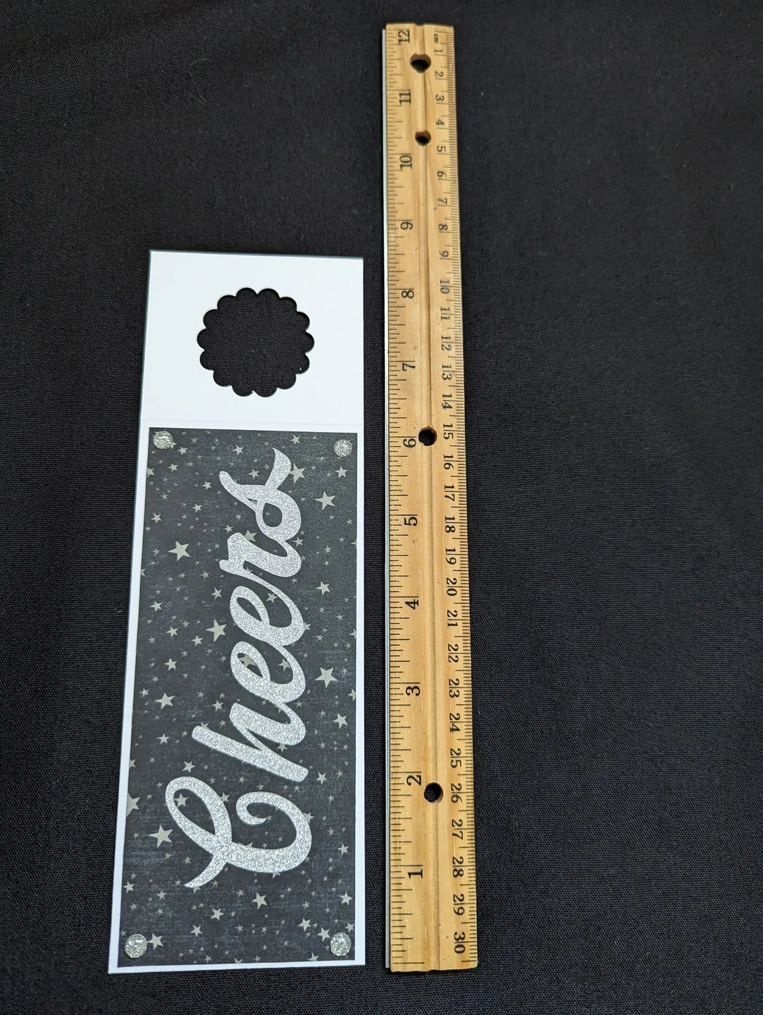 Cheers Bottle Gift Tag
