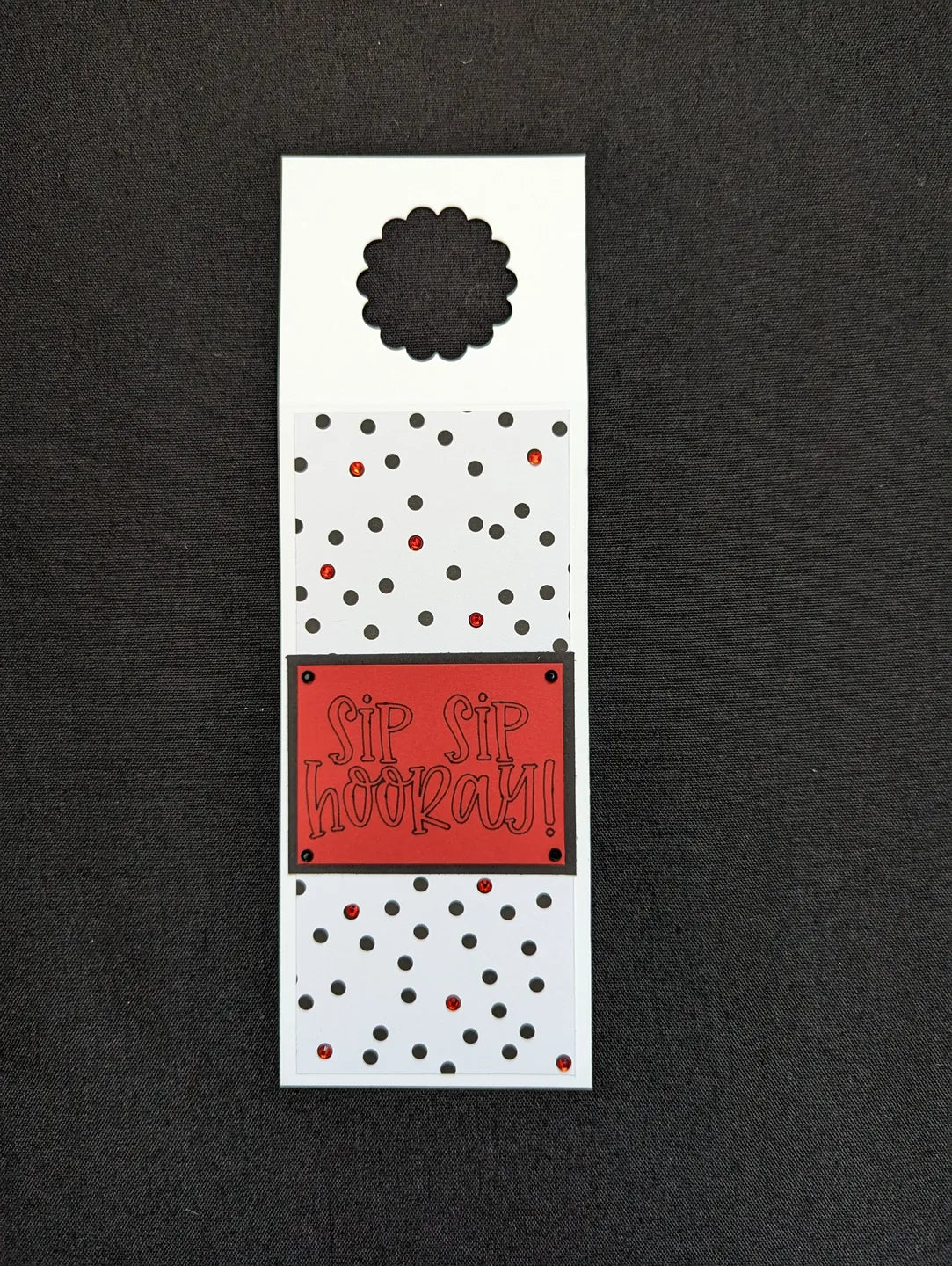 Sip Sip Hooray Bottle Gift Tag