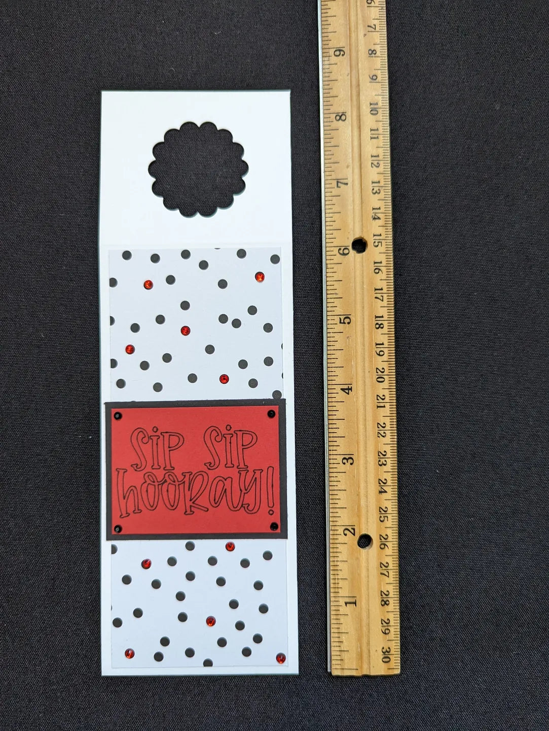 Sip Sip Hooray Bottle Gift Tag