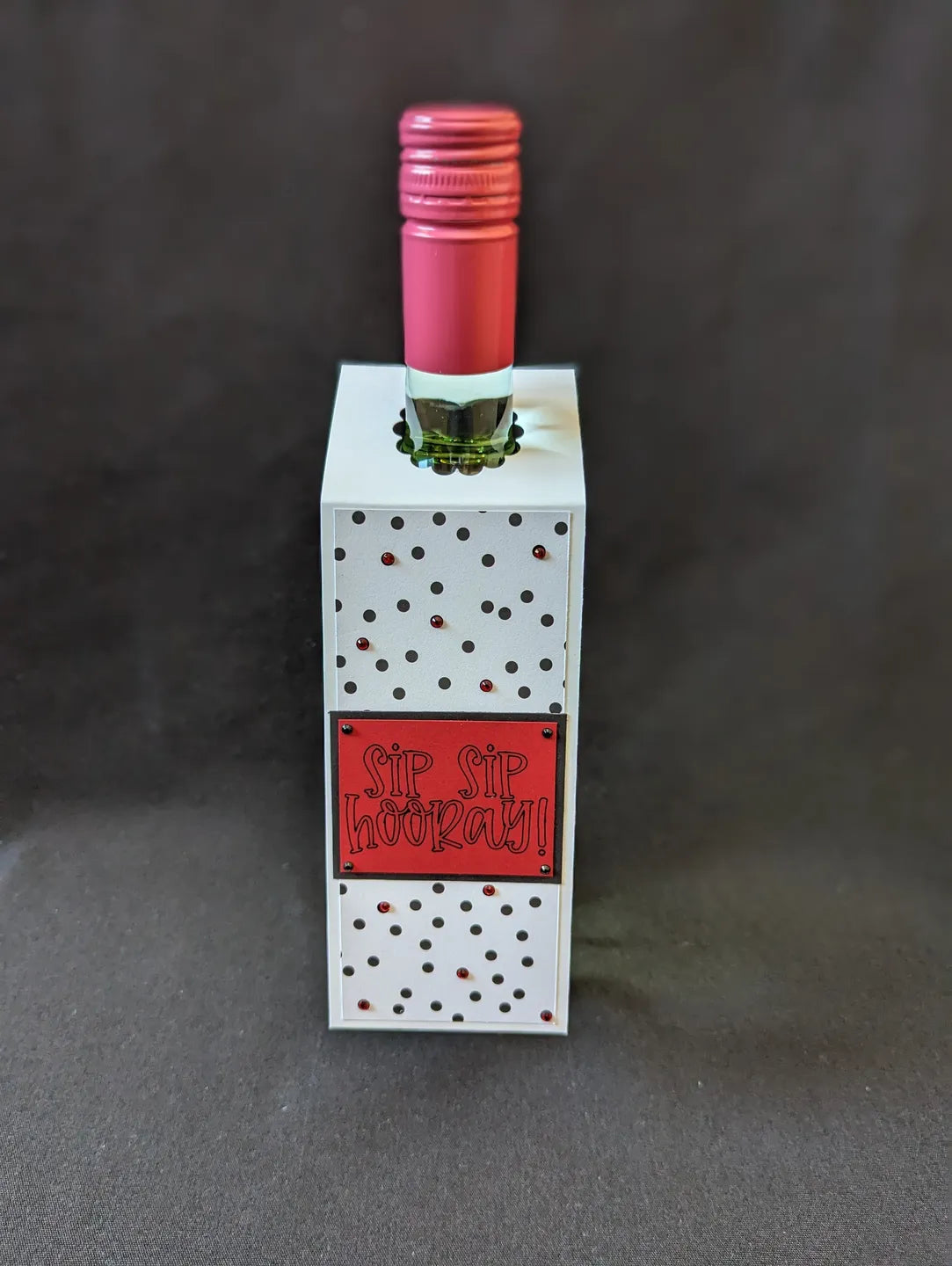 Sip Sip Hooray Bottle Gift Tag