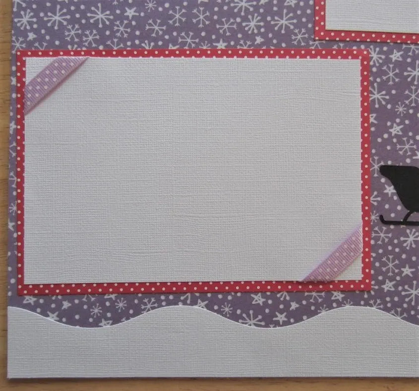 Sleigh Ride Scrapbook Page