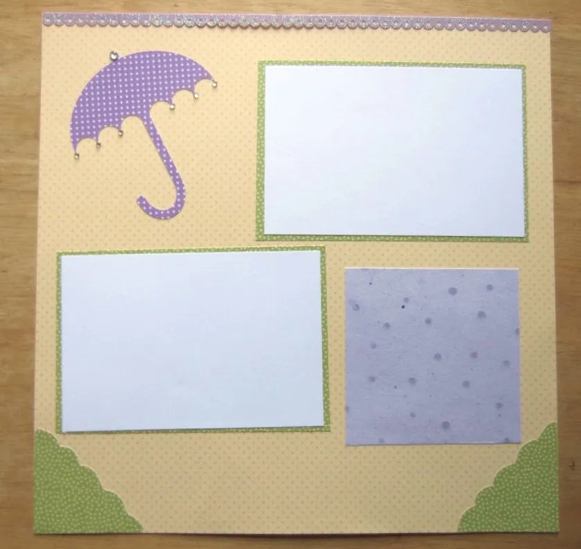 Baby Shower Scrapbook Pages