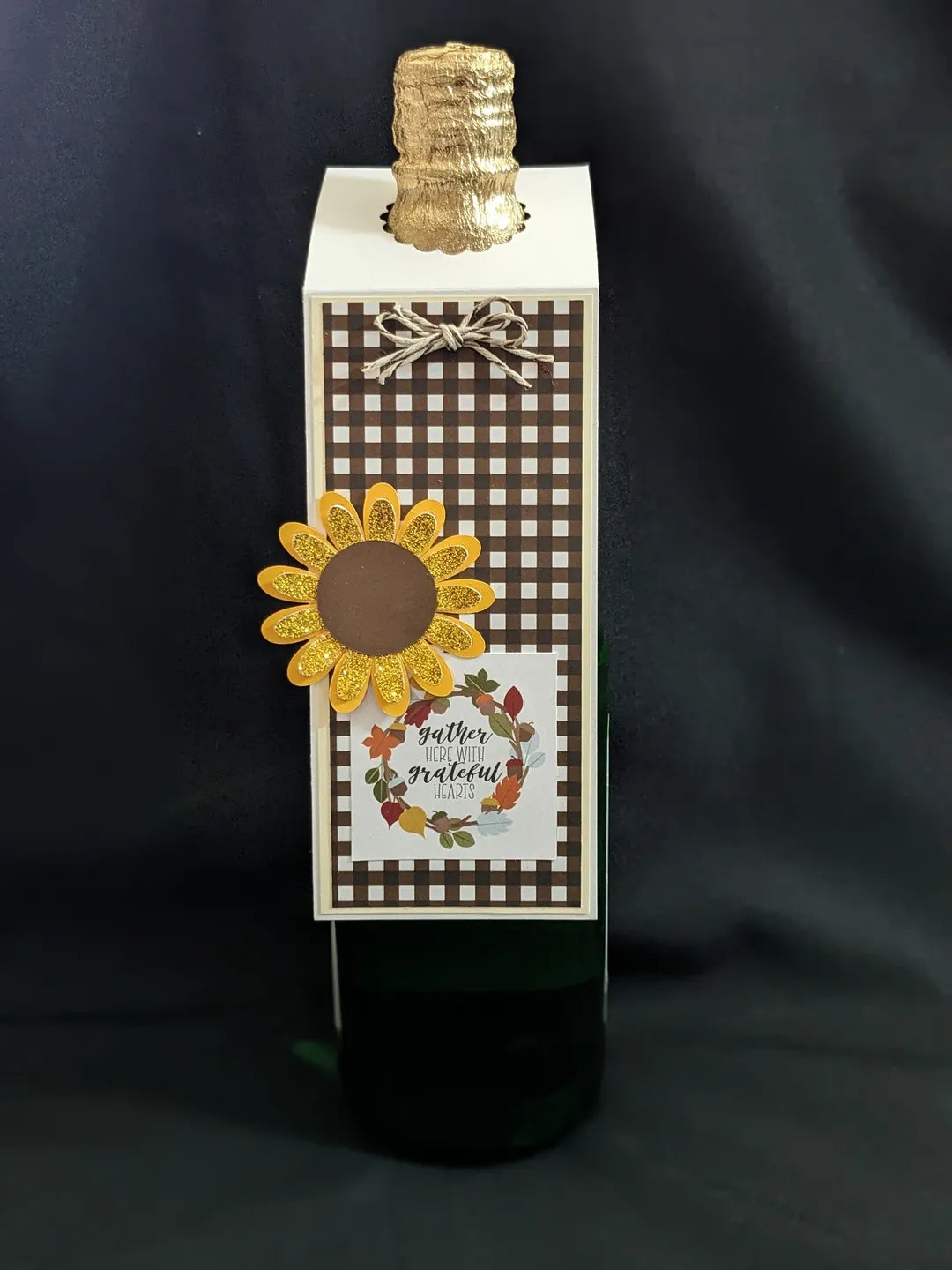 Thanksgiving Bottle Gift Tag