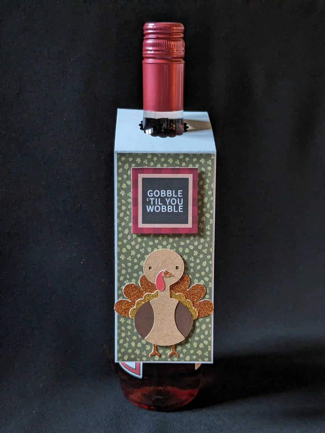 Thanksgiving Bottle Gift Tag