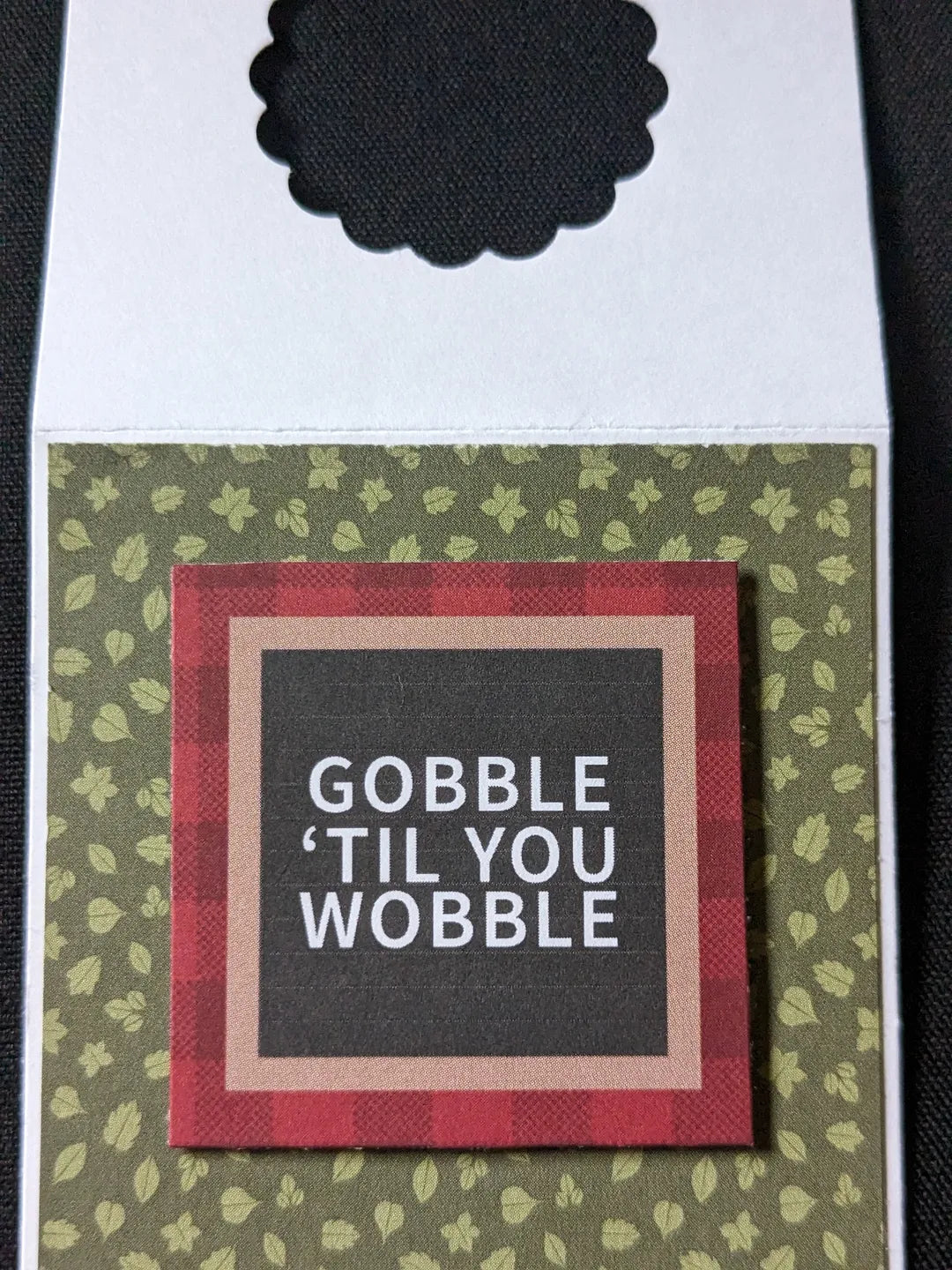 Thanksgiving Bottle Gift Tag