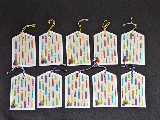 Birthday Gift Tags (Set of 10)
