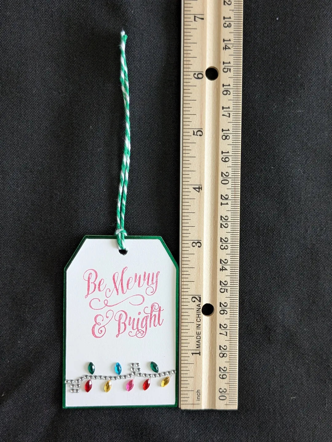 Christmas Lights Gift Tags (Set of 6)