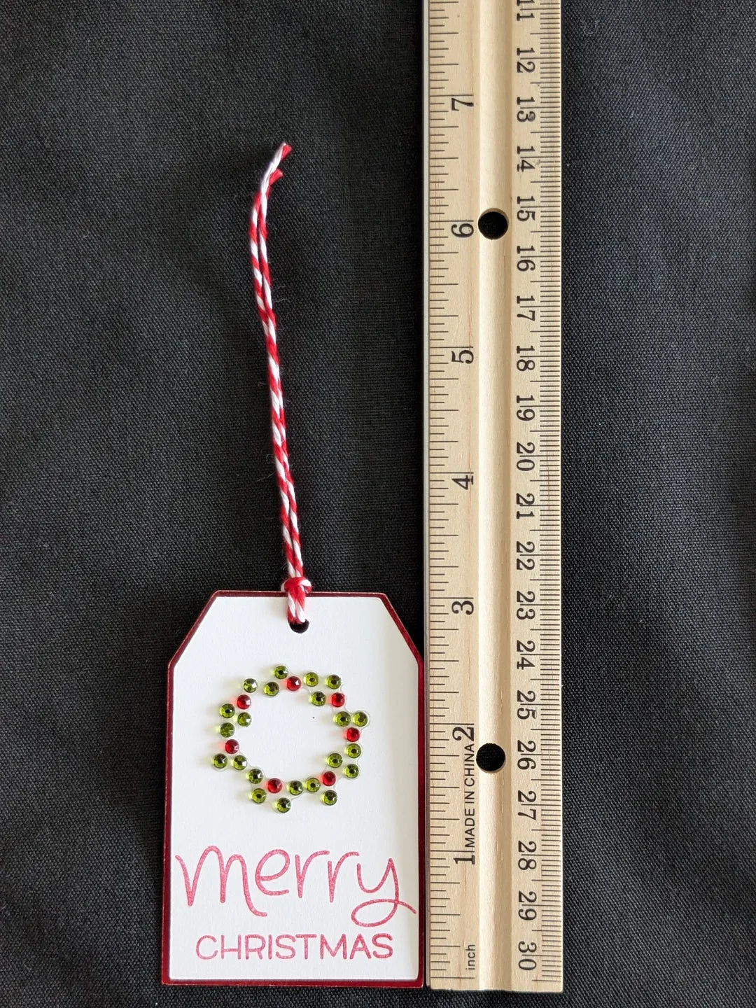 Christmas Wreath Gift Tags (Set of 6)
