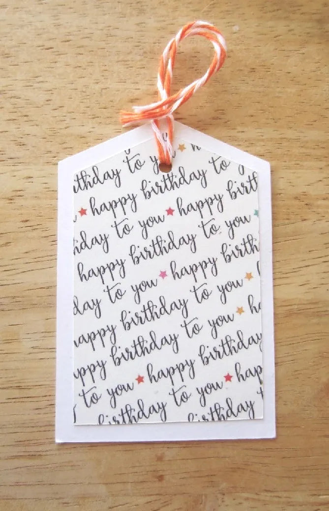 Happy Birthday Gift Tags (Set of 6)