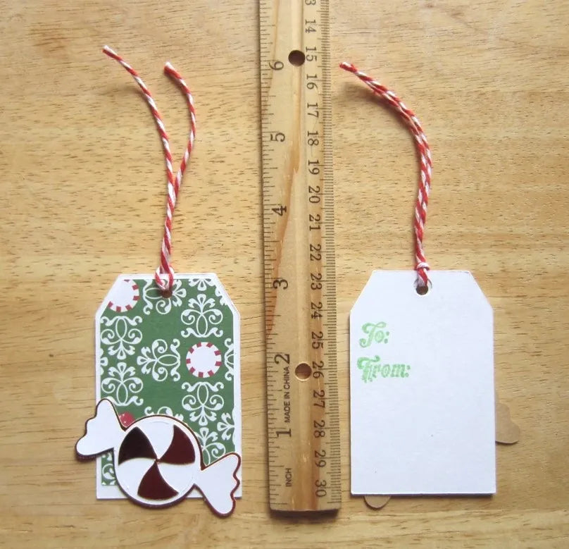 Christmas Candy Gift Tags (Set of 12)