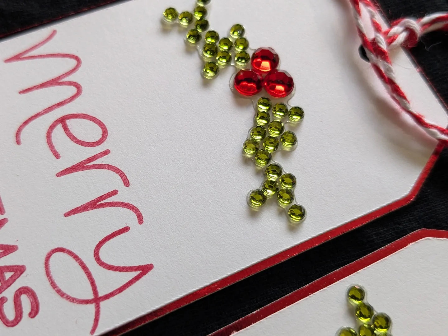 Christmas Holly Gift Tags (Set of 6)