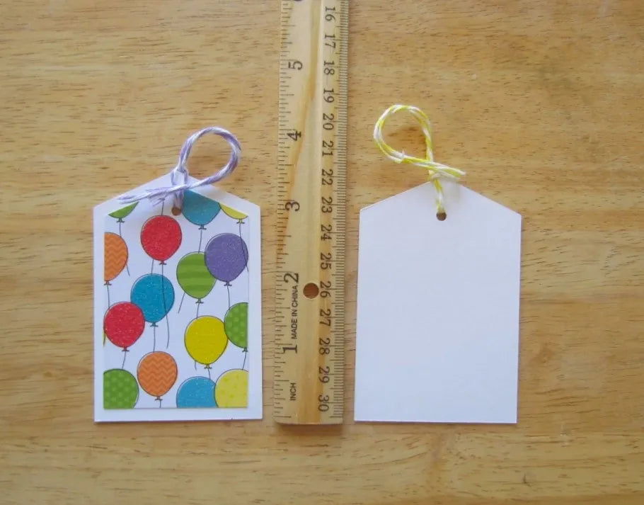Birthday Balloons Gift Tags (Set of 6)