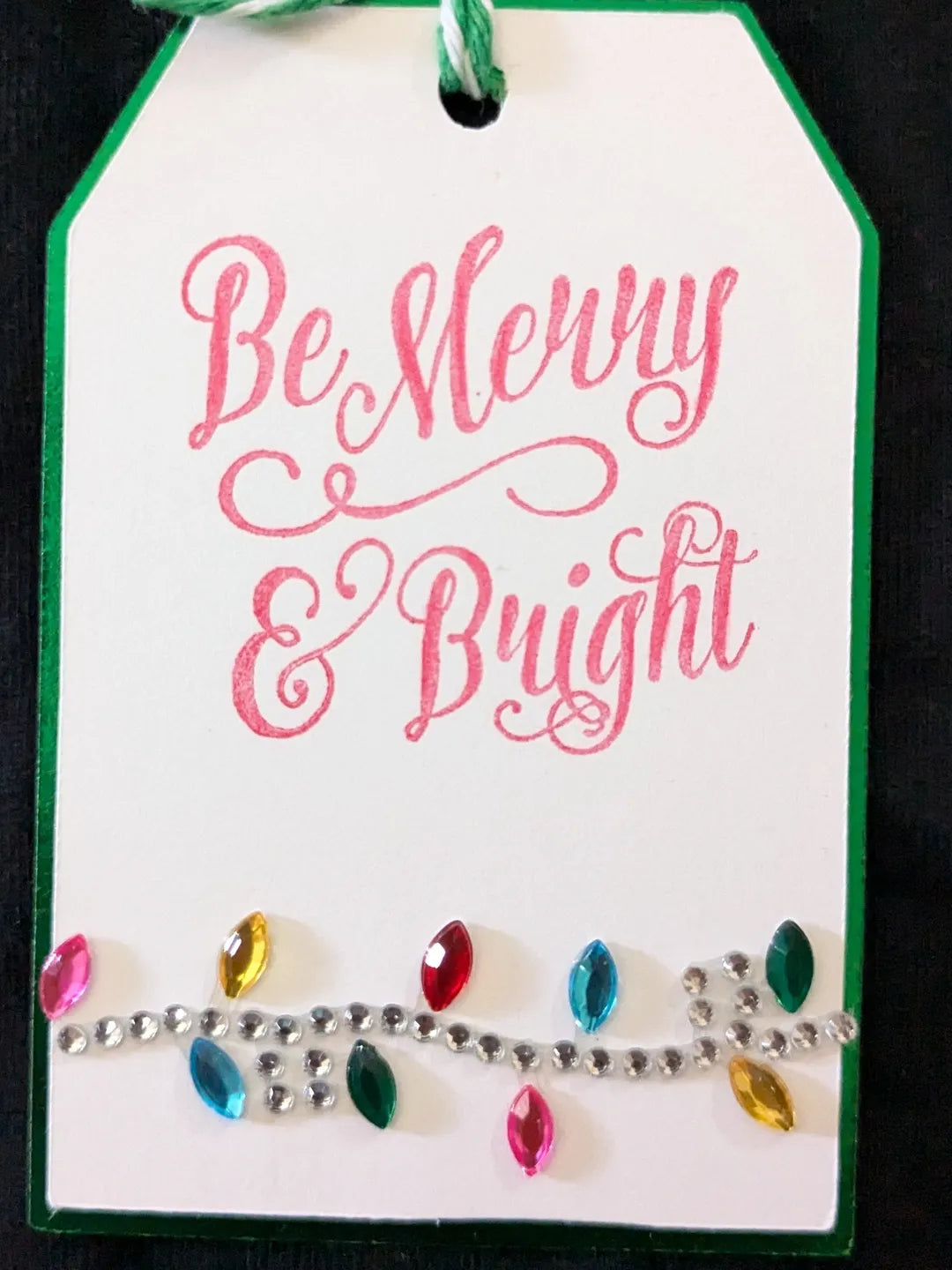 Christmas Lights Gift Tags (Set of 6)
