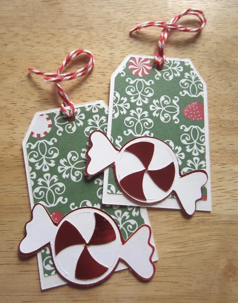 Christmas Candy Gift Tags (Set of 12)