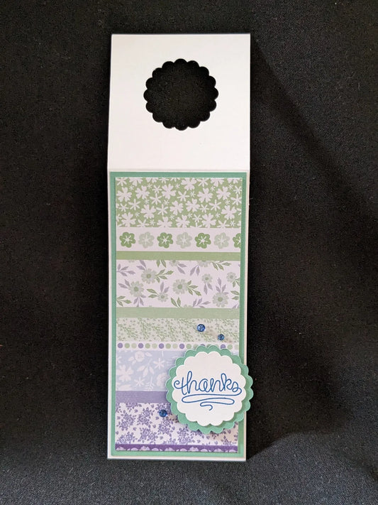 Thanks Bottle Gift Tag
