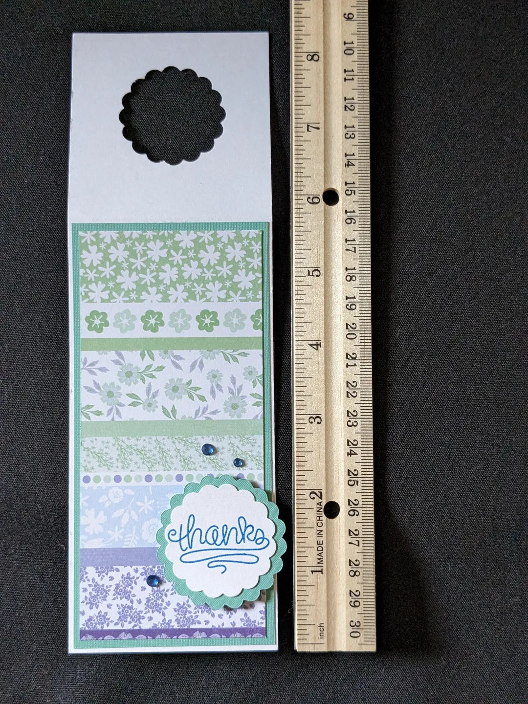 Thanks Bottle Gift Tag