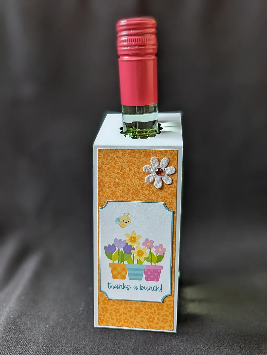 Thanks Bottle Gift Tag