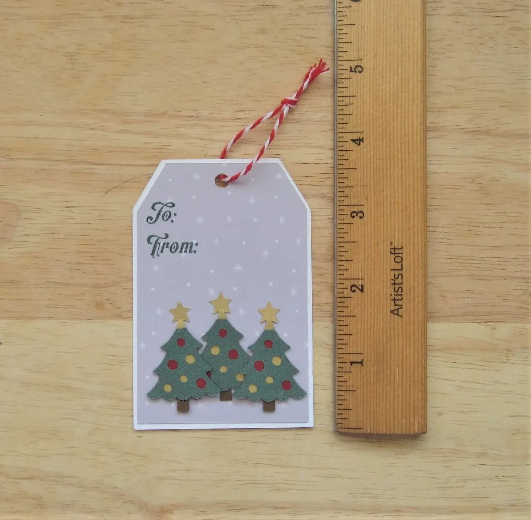 Christmas Tree Gift Tags (Set of 10)