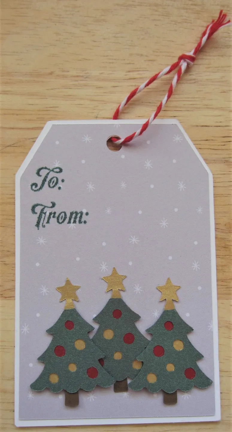 Christmas Tree Gift Tags (Set of 10)