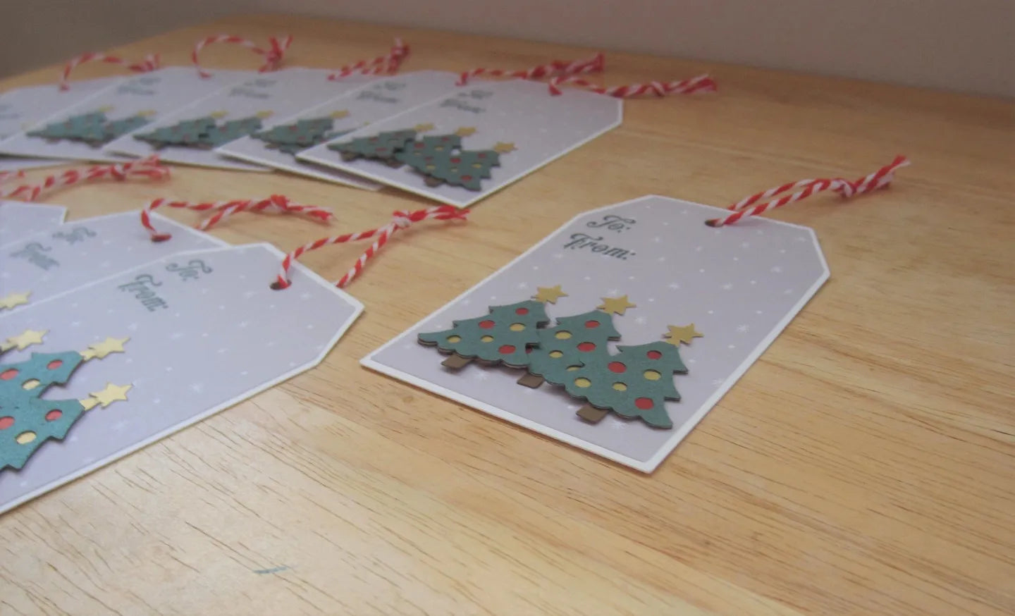 Christmas Tree Gift Tags (Set of 10)