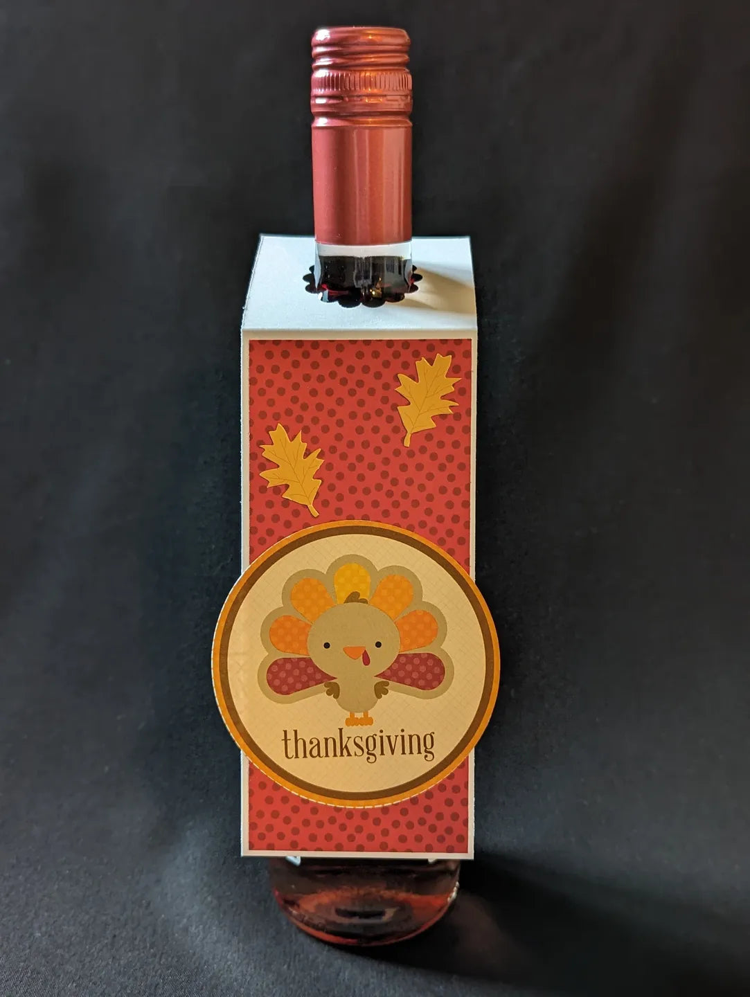 Thanksgiving Bottle Gift Tag