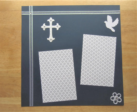 Baptism Scrapbook Page