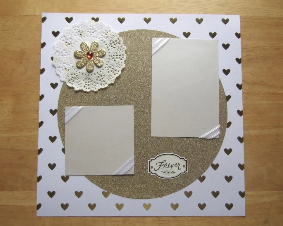 Wedding Scrapbook Page