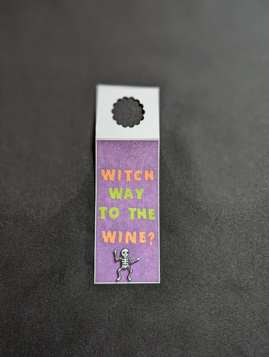 Halloween Bottle Gift Tag
