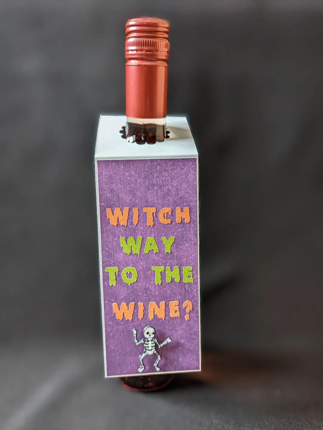Halloween Bottle Gift Tag