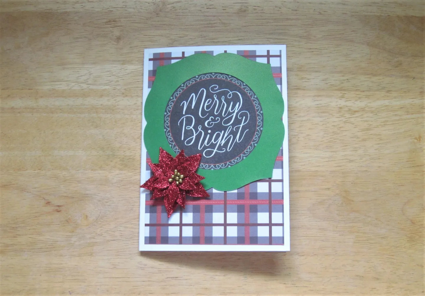 Christmas Poinsettia Card
