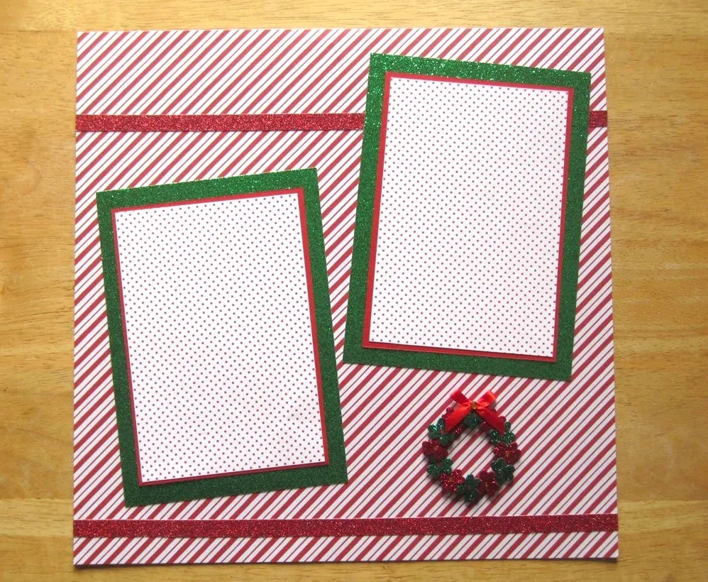 Christmas Scrapbook Page