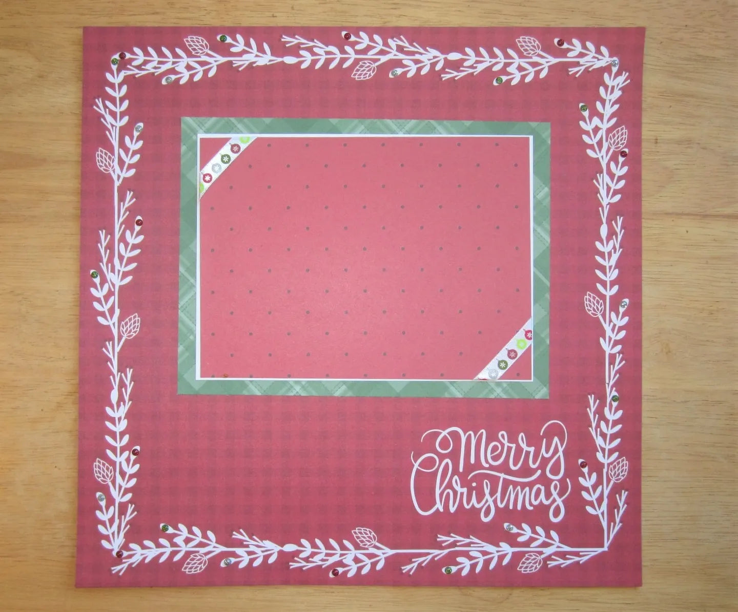 Christmas Scrapbook Page