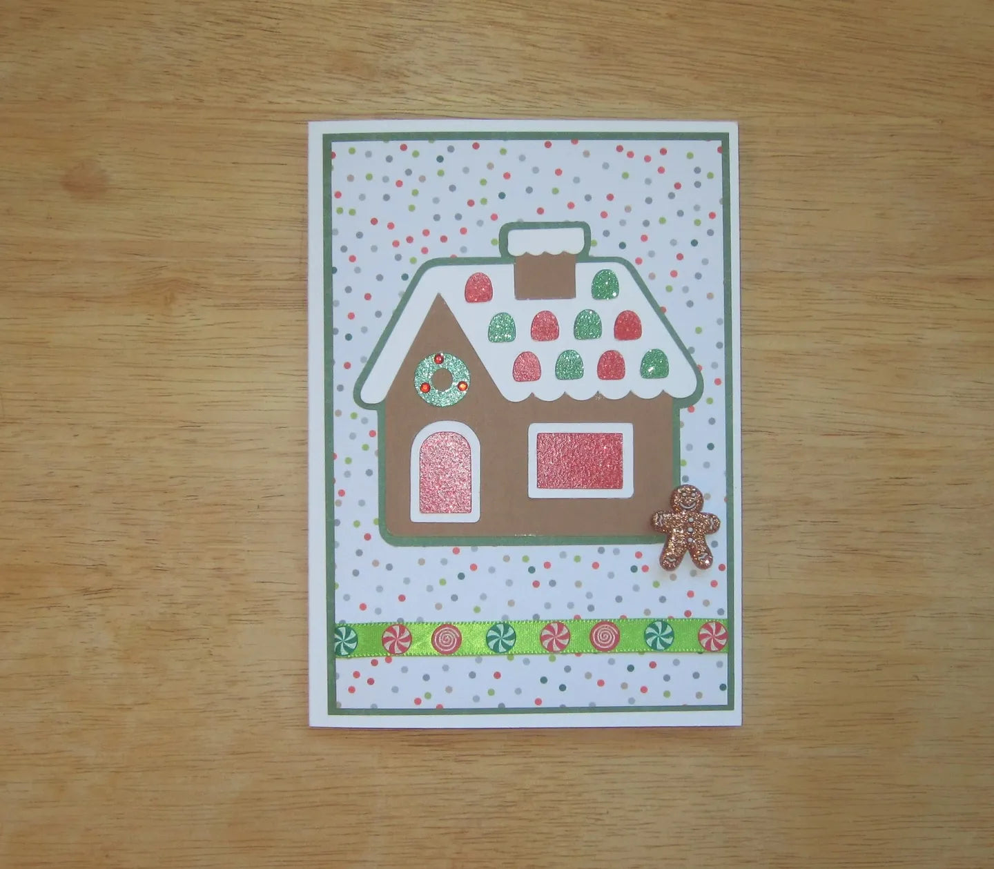 Christmas Gingerbread House Card