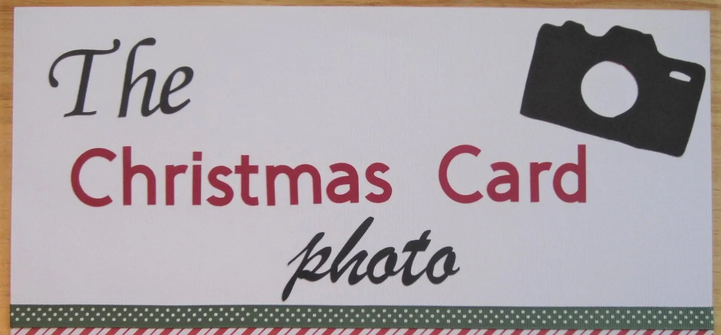 Christmas Photo Scrapbook Page
