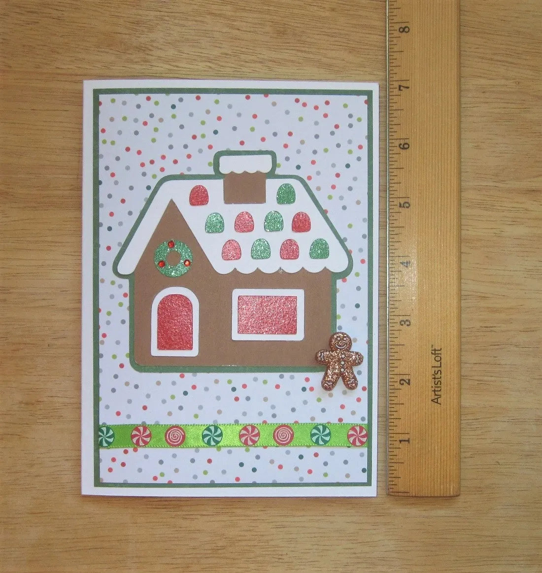 Christmas Gingerbread House Card