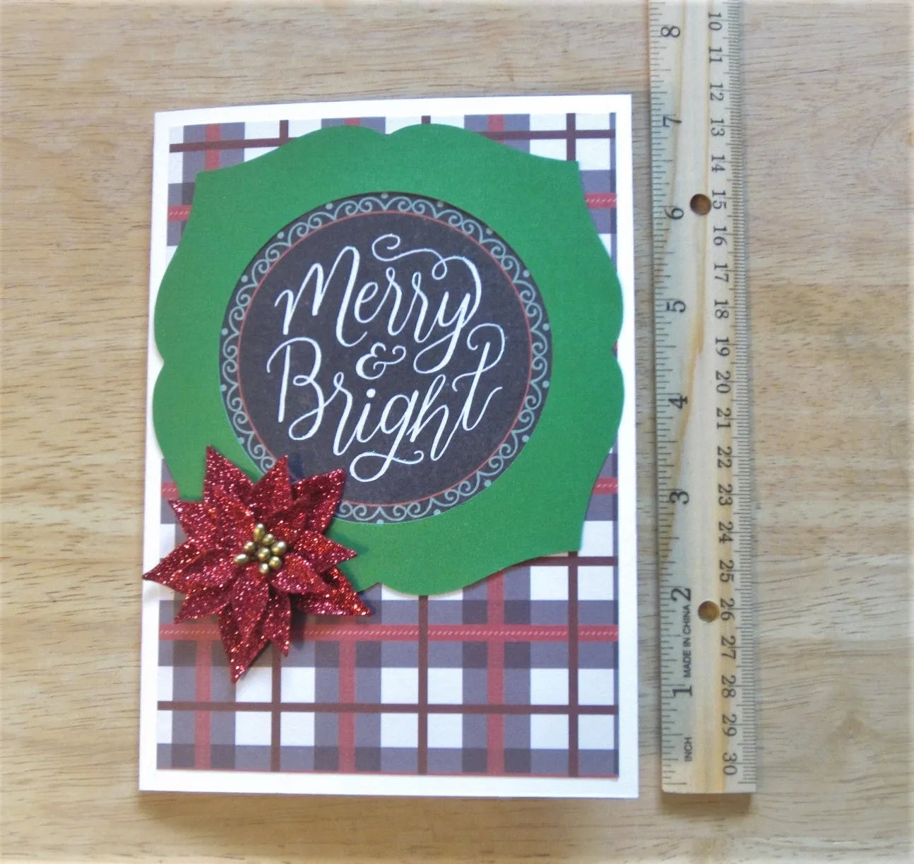 Christmas Poinsettia Card