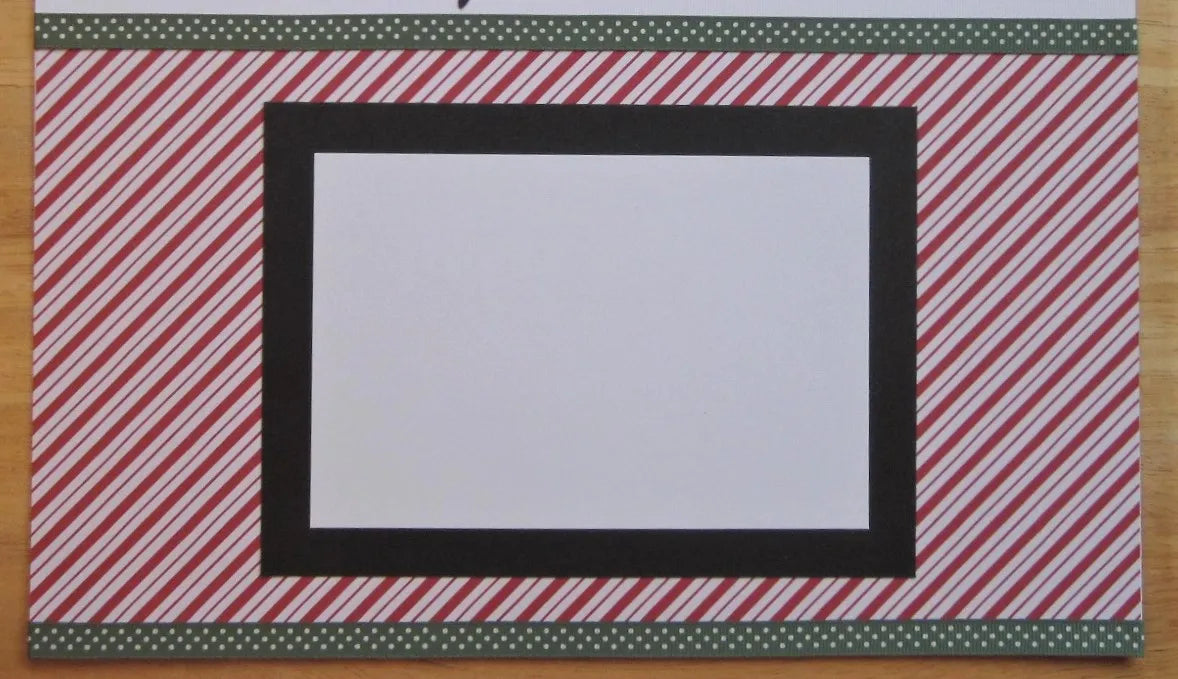 Christmas Photo Scrapbook Page