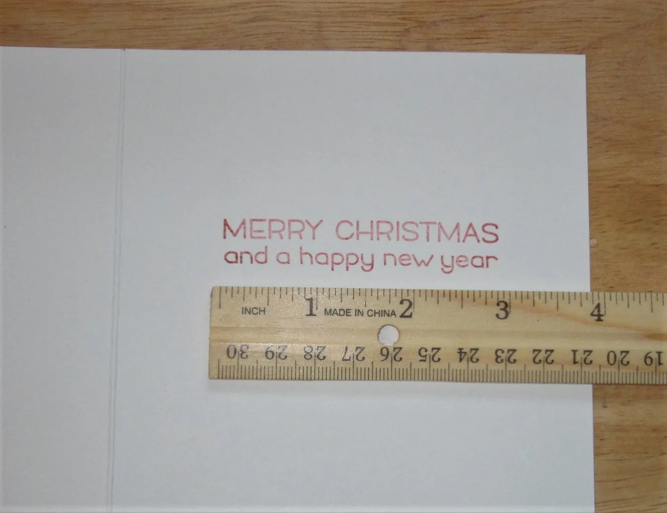 Christmas Poinsettia Card