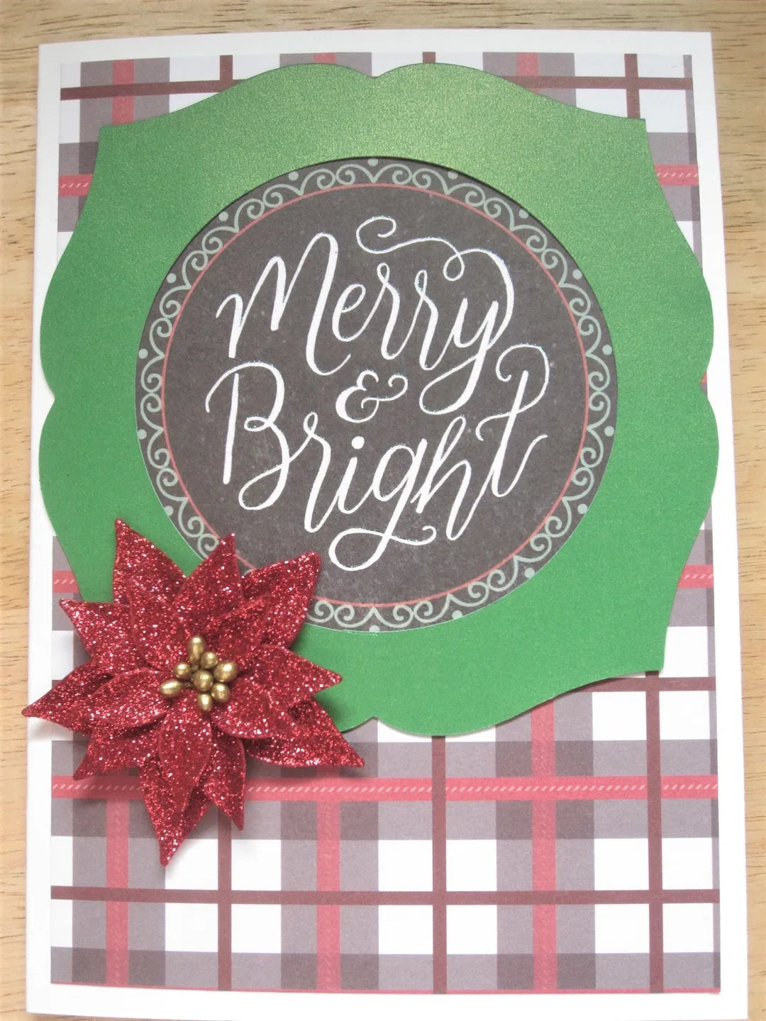 Christmas Poinsettia Card