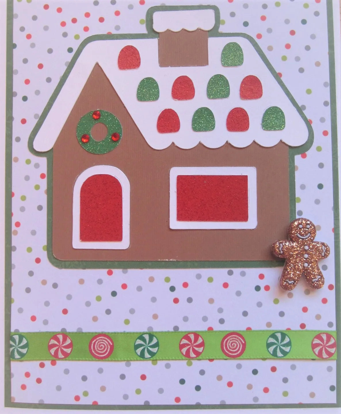 Christmas Gingerbread House Card