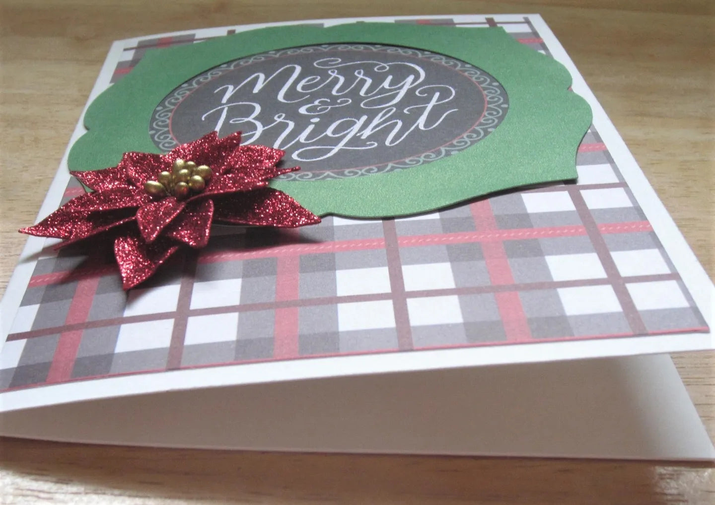 Christmas Poinsettia Card