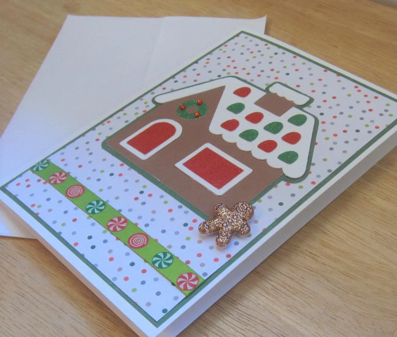 Christmas Gingerbread House Card