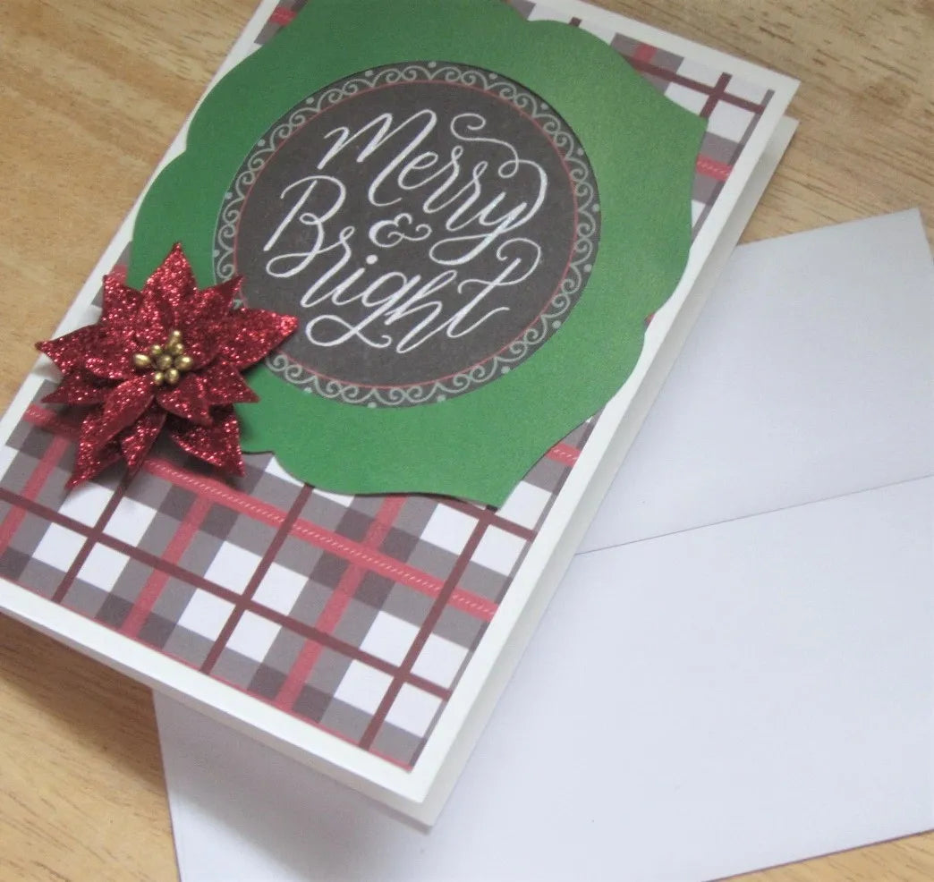 Christmas Poinsettia Card