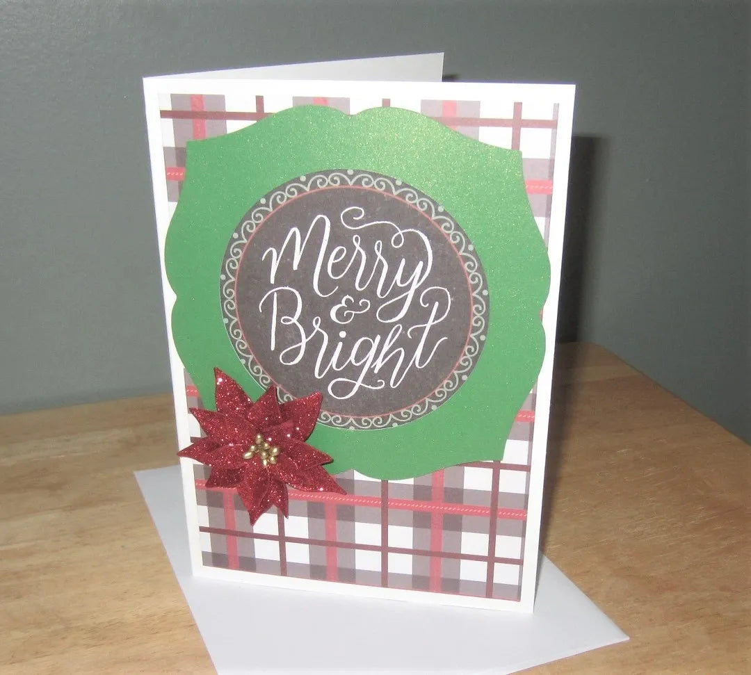 Christmas Poinsettia Card